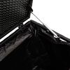 vidaXL Caixa de armazenamento para jardim preta 110x50x58 cm vime sint&eacute;tico