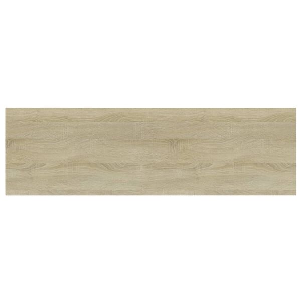 vidaXL Prateleiras estante 4pcs 100x30x1,5cm contrapl cor carvalho