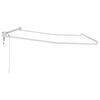 vidaXL Toldo Retr&aacute;til Branco 300 x 250 cm Alum&iacute;nio