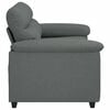 vidaXL Sof&aacute; de 2 lugares em tecido 160x81x84 cm cinzento-escuro
