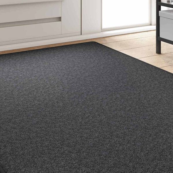 vidaXL Runner de Carpete Cinza Escuro 100 x 300 cm 100% Polipropileno