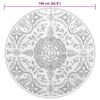 vidaXL Tapete de exterior ARAKIL ARAKIL Cinzento claro 120x180 cm PP