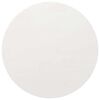 vidaXL Tampo de mesa pinho maci&ccedil;o &Oslash;80x2,5 cm branco