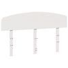 vidaXL Cabeceira 140 cm madeira de pinho maci&ccedil;a branco