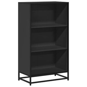vidaXL Estante 60x35x107,5 cm contraplacado preto
