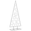 vidaXL &Aacute;rvore de Natal para decora&ccedil;&atilde;o 210 cm metal preto