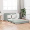 vidaXL Sofá-Cama Cinzento-claro 124 x 204 x 61 cm Veludo