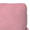 vidaXL Sof&aacute;s com almofada 110cm Rosa Contraplacado