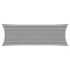 vidaXL Vela de Sombra 2 x 6 m HDPE Retangular Antracite e Branco