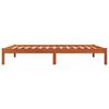 vidaXL Cama sem colch&atilde;o 75x190 cm madeira de pinho maci&ccedil;a castanho-mel