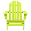 vidaXL Cadeira Adirondack para jardim abeto maciço verde