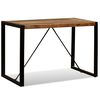 vidaXL Mesa de jantar madeira reciclada maci&ccedil;a 120 cm
