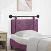vidaXL Cabeceira Suspensa Montado na parede Roxo 90 x 55 x 5 cm Veludo