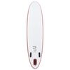 vidaXL Conjunto prancha de paddle SUP insuflável vermelho e branco