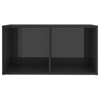 vidaXL 6 pcs conjunto de móveis de TV contraplacado cinzento brilhante