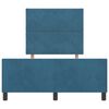 vidaXL Cama Box com cabeceira Azul Escuro 120 x 190 cm Veludo