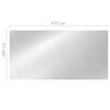 vidaXL Cobertura para piscina 975x488 cm PE prateado