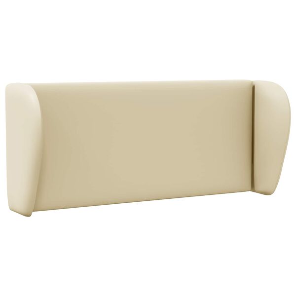 vidaXL Orelha de Cabeceira Creme 40 x 23 x 6 cm PVC