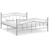 vidaXL Estrutura de cama 200x200 cm metal cinzento