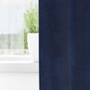 vidaXL Cortinas opacas 2 pcs Azul Escuro 140 x 225 cm Veludo
