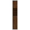 vidaXL Armário WC 32x25,5x190cm derivados de madeira carvalho castanho