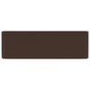 vidaXL Lavatório luxuoso 41x30x12 cm cerâmica castanho-escuro mate