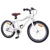 vidaXL Bicicleta Infantil 24 Polegadas para 8-12 anos branco