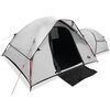 vidaXL Tenda de campismo p/ 5 pessoas tecido opaco imperme&aacute;vel branco