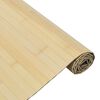 vidaXL Tapete retangular 70x500 cm bambu cor natural clara