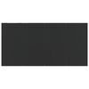 vidaXL Conjunto de jantar para jardim 5 pcs vime PVC preto