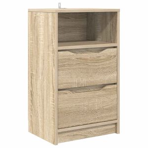 vidaXL Mesa-de-cabeceira com gaveta Carvalho Sonoma 40 x 30 x 467 cm