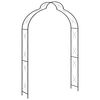 vidaXL Arco de jardim 150x34x240 cm ferro preto
