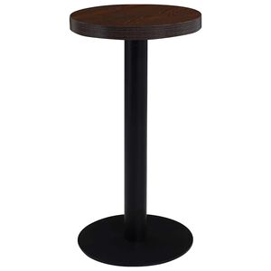 vidaXL Mesa bistr&ocirc; 40 cm MDF castanho-escuro