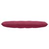 vidaXL Travesseiro para Costas Vinho Vermelho 140 x 50 cm