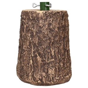 vidaXL Suporte para &aacute;rvore de Natal em forma de tronco &Oslash; 23 x 34 cm