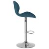 vidaXL Bancos de bar 2 pcs veludo azul