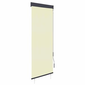 vidaXL Estore de rolo para exterior 60x250 cm creme