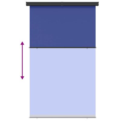 vidaXL Toldo lateral para varanda 165x250 cm azul