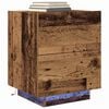 vidaXL Arm&aacute;rio de Cabeceira com gaveta Madeira antiga 45 x 40 x 55 cm