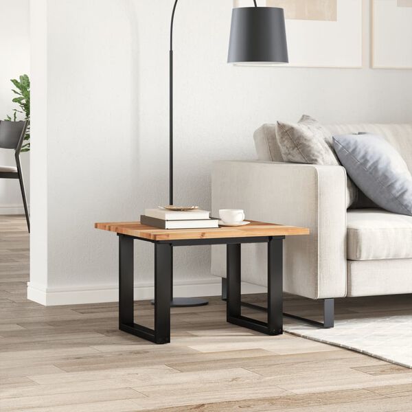 vidaXL Tampo de mesa quadrado 60x60x2 cm madeira de ac&aacute;cia maci&ccedil;a