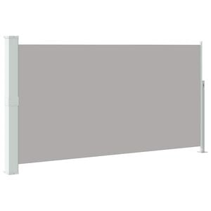 vidaXL Toldo lateral retr&aacute;til para p&aacute;tio 160x300 cm cinzento