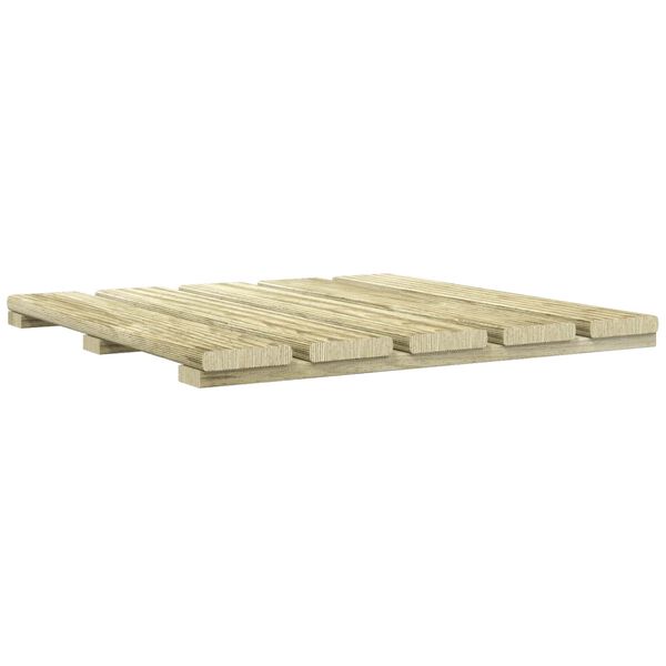 vidaXL Telha de Deck 6 pcs Verde 50 x 50 cm Pinheiro Impregnado Verde