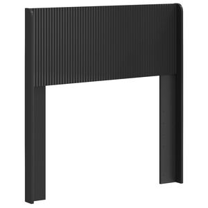 vidaXL Cabeceira Preto Derivados de Madeira