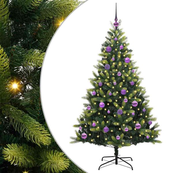 vidaXL &Aacute;rvore de Natal Artificial com Hastes Flex&iacute;veis 150 LEDs 150 cm