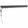 vidaXL Toldo retr&aacute;til autom&aacute;tico 3,5x2,5 m antracite