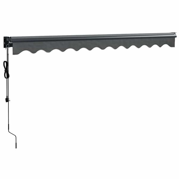 vidaXL Toldo retr&aacute;til autom&aacute;tico 3,5x2,5 m antracite