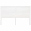 vidaXL Cabeceira de cama 166x4x100 cm pinho maci&ccedil;o branco