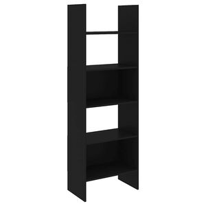 vidaXL Estante 60x35x180 cm contraplacado preto