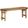 vidaXL banco Natural 110 x 35 x 46 cm Madeira Velha Recuperada