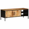 vidaXL M&oacute;vel de TV 110x35x40 cm madeira mangueira &aacute;spera maci&ccedil;a